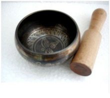 Tibet Bronze Singing Bowl Buddha gong free shipping