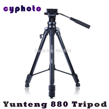 New Photographic Equipment Yunteng VCT-880 Aluminium Tripod for Canon & Nikon Micro Film SLR Camera Tripod
