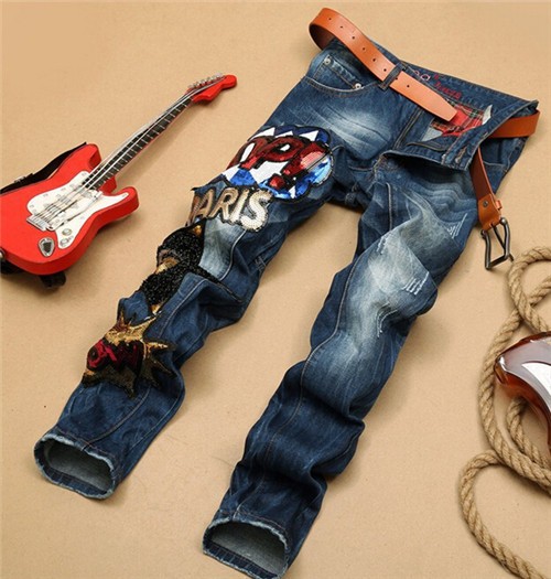 Mens Biker Jeans01