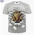 Mr 1991 brand fashion cute super powers cartoon cat 3D t shirt for boys fashion girls