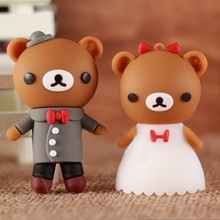 2.0 64gb 8gb 16gb 32gb Creativo Wedding Dress Bear Pen Driver Cartoon Usb Flash Drive 1TB 2TB Mini Gift Pendrive 128gb Gadgets