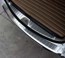 High Quality Stainless Steel Inner exterior Rear Bumper Protector Sill Trunk Trim car accessories for Mitsubishi