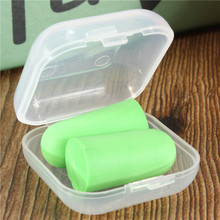 1 pair Foam Ear Plugs Tapered Travel camping Sleep Noise Prevention Earplugs Noise Reduction Ear Protector