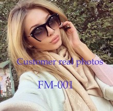 Brand half rim Sunglasses CAT EYE Sun shades lenses Half frame goggles Women Tinted Sun wear