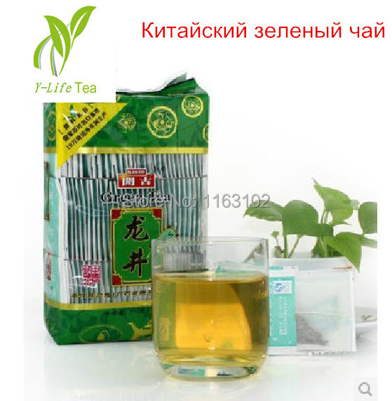 2014 Green Coffee Chinese green tea Longjing 100 bags tea green coffee tea bags for Loss