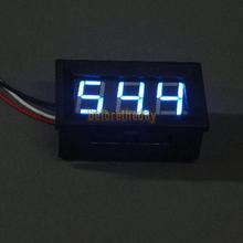 Betr 0.56 pulgadas azul LCD luz DC 0 – 100 V Panel Meter DC voltímetro Digital