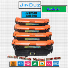 4PC Lot Compatible For HP LaserJet Enterprise M551XH Color toner cartridge For HP 507A CE400A CE401A