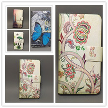 New Ultra thin Flower Flag vintage Flip Cover For LG L60 X145 Cellphone Case Free shipping