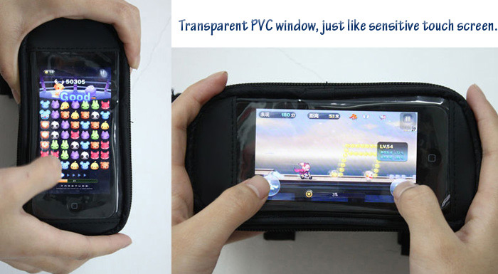 Roswheel Bike Touch Screen 4.8 inch Saddle Bag Holder Phone Pocket Riding Cycling Supplies