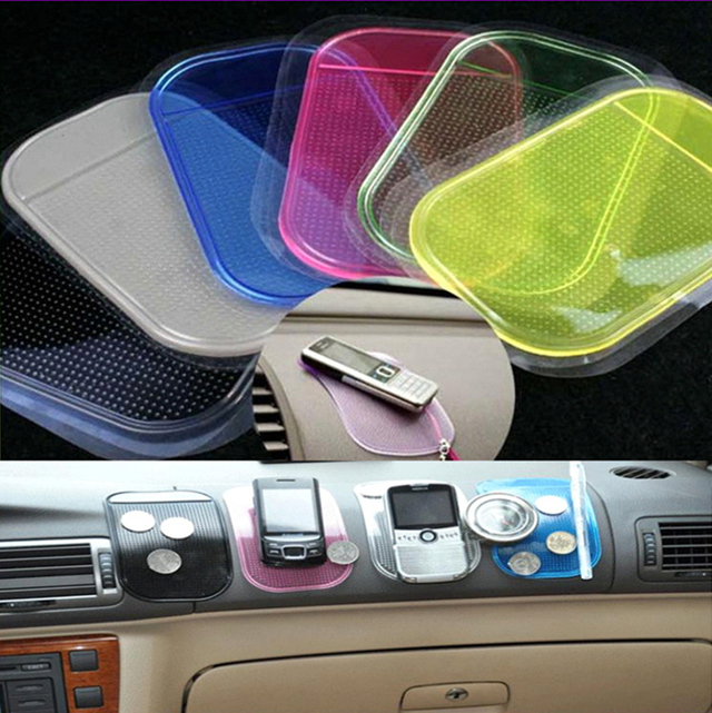 1 pc Magic Car Sticky Anti Slip Mat For GPS Key Mobile Phone Skidproof Mat Clear