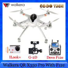 FPV Drone Rc Quadrocopter Walkera X350 Pro GPS Auto-Pilot RX705 Receiver With DEVO F12E Transmitter G-2D Gimbal Camera iLook +