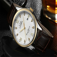 Specials LUOBIN brand diamond man watches Roman numerals quartz watch 200 m diving leather wrist watch