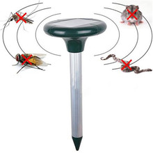 Creative Efficient Eco-friendly Solar Powered Outdoor Garden Yard Ultrasonic Sonic Mole Vole Snake Rodent Pest Repeller