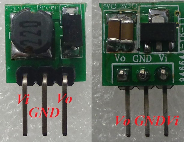 8pcs mini DC DC 0 8 3 3V to 3 3V Step UP Boost Voltage Converter