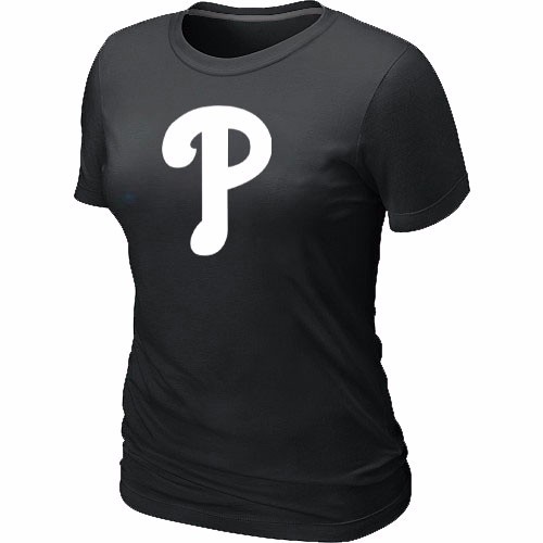 MLB Philadelphia Phillies Heathered Black Women's Nike Blended T-Shirt