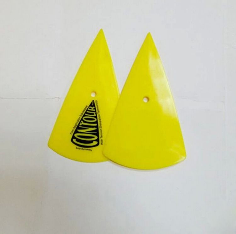 Yellow Color Pointed end Scraper squeegee (3)
