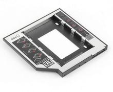 12.7mm Universal 2nd HDD caddy SATA to SATA Notebook ODD DVD-ROM Optibay