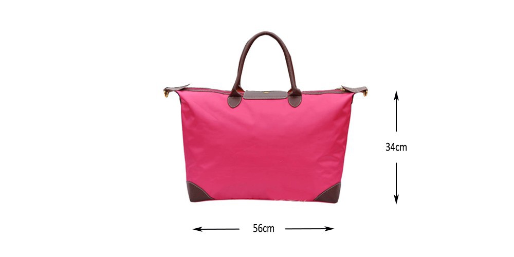 Nylon Waterproof Brand Women Handbags Fashion Desigual Bag Folding Dumpling Bag Sport Travel bag Crossbody Bags For Women dimension drawing