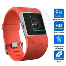 9H Ultra Thin Real Tempered Glass Screen Protector for Fitbit Surge Smart Watch Tracker Premium Film
