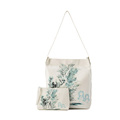Casual Ink Printing Women Shoulder Bag Handbag Large Capacity Fresh Durable Tote Ladies Cheap Simple Composite