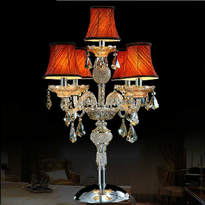 Brief k9 modern crystal table lamp tiffany crystal desk lamp table