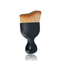 New Foundation Brush S Shape Cream Makeup Brush Multifunctional Protect Lid Cosmetic Brushes Loose Powder Brush
