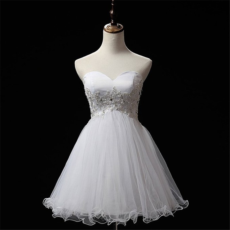 white graduation dress cheap