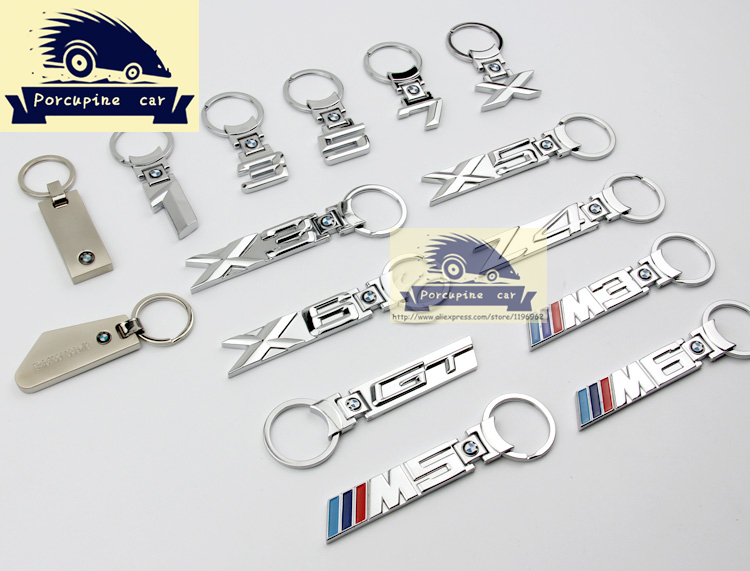 Metal Car Logo Chaveiro Keychain Key Chain Key Ring Keyring For BMW e46 e39 e90 e60 e36 f30 f10 e34 x5 e53 e30 f20,Key Holder