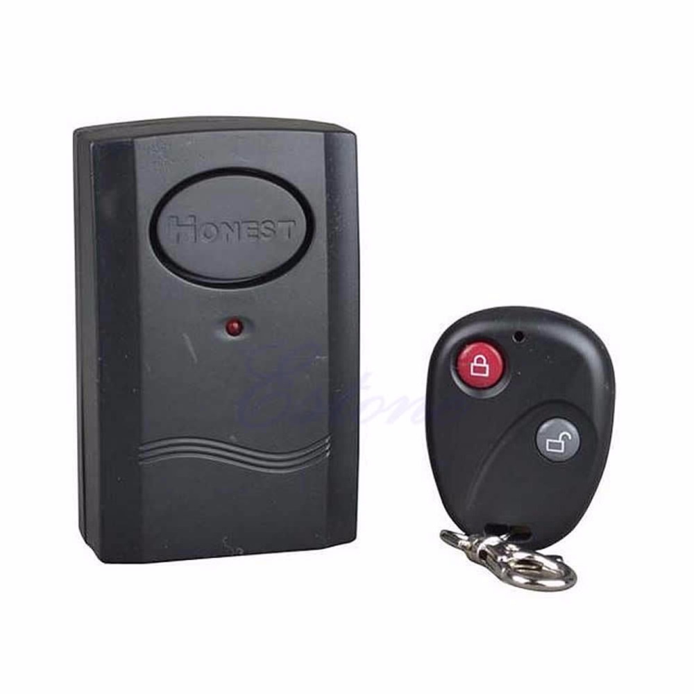 Wireless Remote Control Vibration Motorcycle Car Security Detector Burglar Alarm
