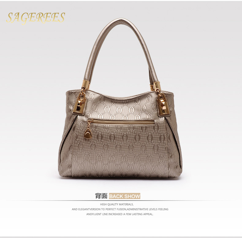 2015 Fashion Brand 3 Sets Bags High-grade Pu Leather Handbag Women
