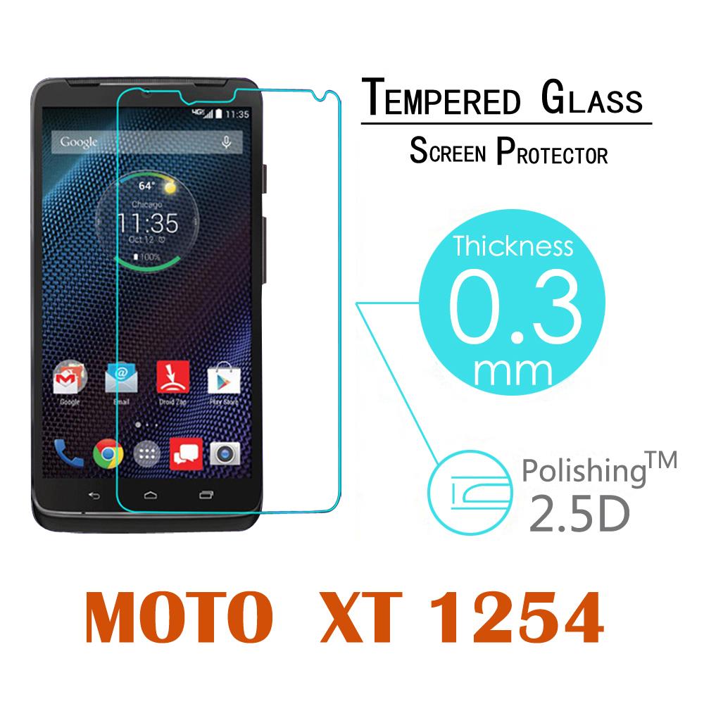 Top selling 0 3mm 2 5D Premium Tempered Glass For Motorola Moto Droid Turbo XT1254 Anti