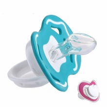 Silicone Pacifier Clips Funny Baby Pacifier Nipple Dummy Baby Soother Joke Prank Toddler Pacy Nipples Teether Pacifiers Care