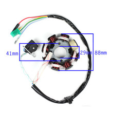 8 Coil Poles Ignition Stator Rotor Magneto for GY6 125CC 150CC Engine Chinese Moped Scooter ATV Quad 4 Storke Go Kart