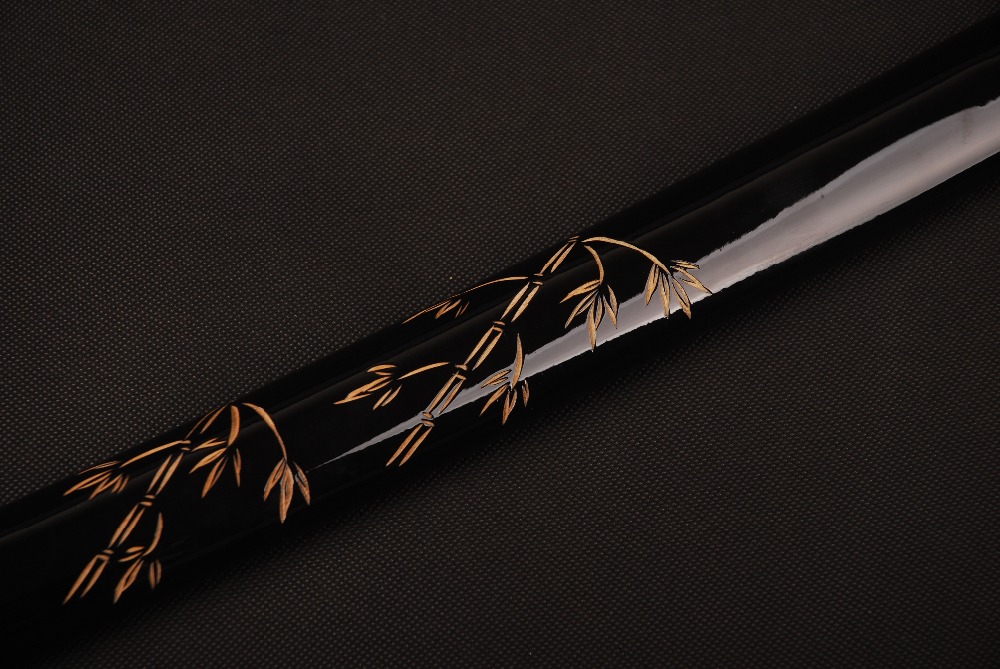 Гравированные деревянные бамбуки Сая оболочка ножны для syq26 японская ката...