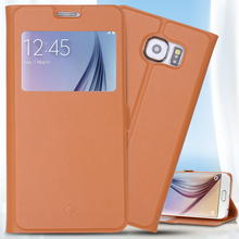 For Samsung Galaxy S6 Case New 2015 Fashion Luxury Flip Leather Wallet Stand Phone Cover G9200
