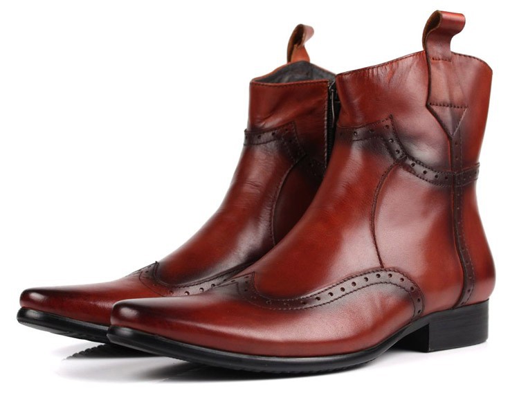 pointed toe boots men