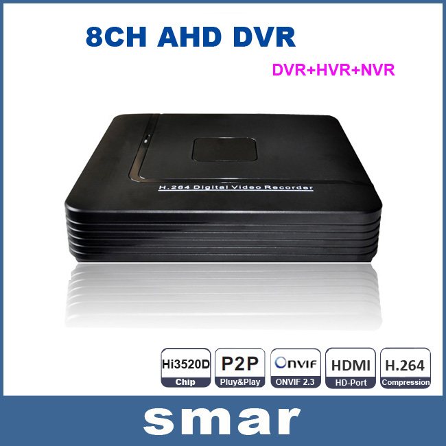 Home Security Mini CCTV DVR 8 Channel Video Recorder Full D1 Onvif P2P Cloud HD 1080P
