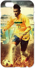Retail Neymar JR phone Cover For iphone 4 4S 5 5S SE 5C 6 6S Plus For iPod Touch 4 5 6 Back Skin Plastic Hard Cell Mobile Case