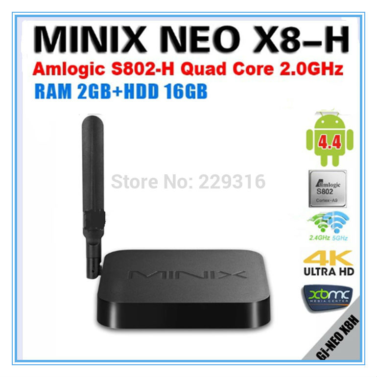 MINIX NEO X8 H X8 H X8H Android TV Box Amlogic S802 H Quad Core 2