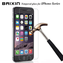 0.3mm 2.5D Ultra-thin Tempered Glass Screen Protector for iPhone 4 4s 5 5c 5s SE 6 6s plus for iphone 6 6 s 4.7″ +Cleaning kits