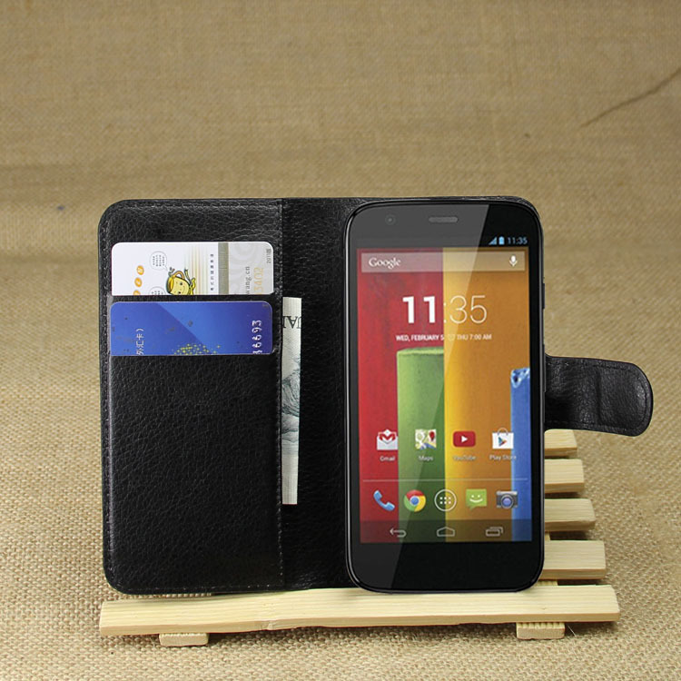 Flip Wallet Leather Cover Case For Motorola Moto G Case 1st Gen X1032 XT937C XT1028 Stand