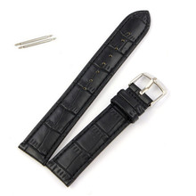 fabulous 2015 1pc classic color good Quality Soft Sweatband Watchbands Pu Leather Strap Steel Buckle Wrist Watch Band July 7