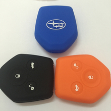 Silicone Car Key Cover For Subaru Forester Outback SUBARU XV Legacy Etc High quality key case
