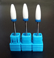 1pcs Medium Big Corn Bullet Ceramic Nail Drill Bit PedicureRemove Polish cuticle Flame Bit Tools 3
