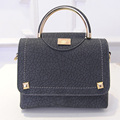 2016 New Korean Style Ladies Handbag Semicircular Handles Rivets Embossing Fashion Bag Women Designer Cheap Small