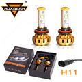 Auxbeam 2pcs H11 LED Headlight Bulbs for Car 60W pair 6000K CREE Led Chips Driving Headlamps