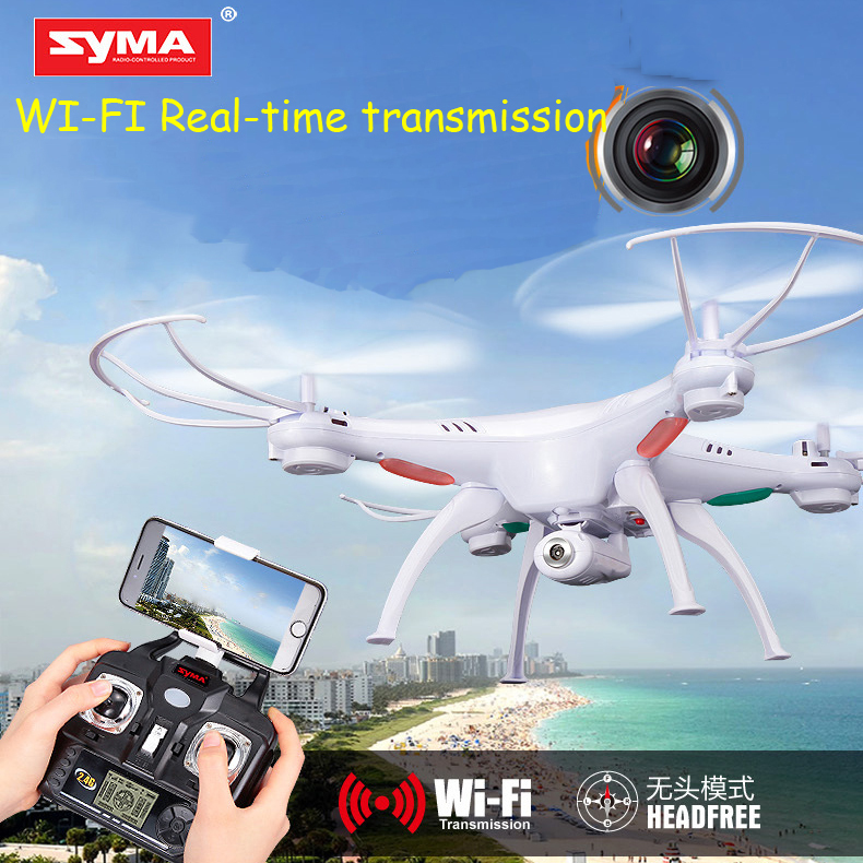 Original SYMA X5SW WIFI RC Drone fpv Quadcopter with Camera Headless 2.4G 6-Axis Real Time RC Helicopter Quad copter Toys
