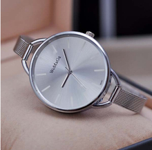 Reloj de acero lleno mujeres vestido relojes hora reloj hombres moda Casual Watch Unisex reloj de cuarzo relogio relojes