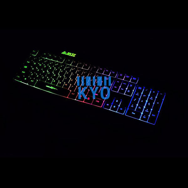 Купить ajazz x5pro игровой клавиатуры 7 цветной led подсветкой ...