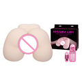 2016 dual channel vinga anal BIG flesh ass real silicone reverse mold vibrator sex dolls male